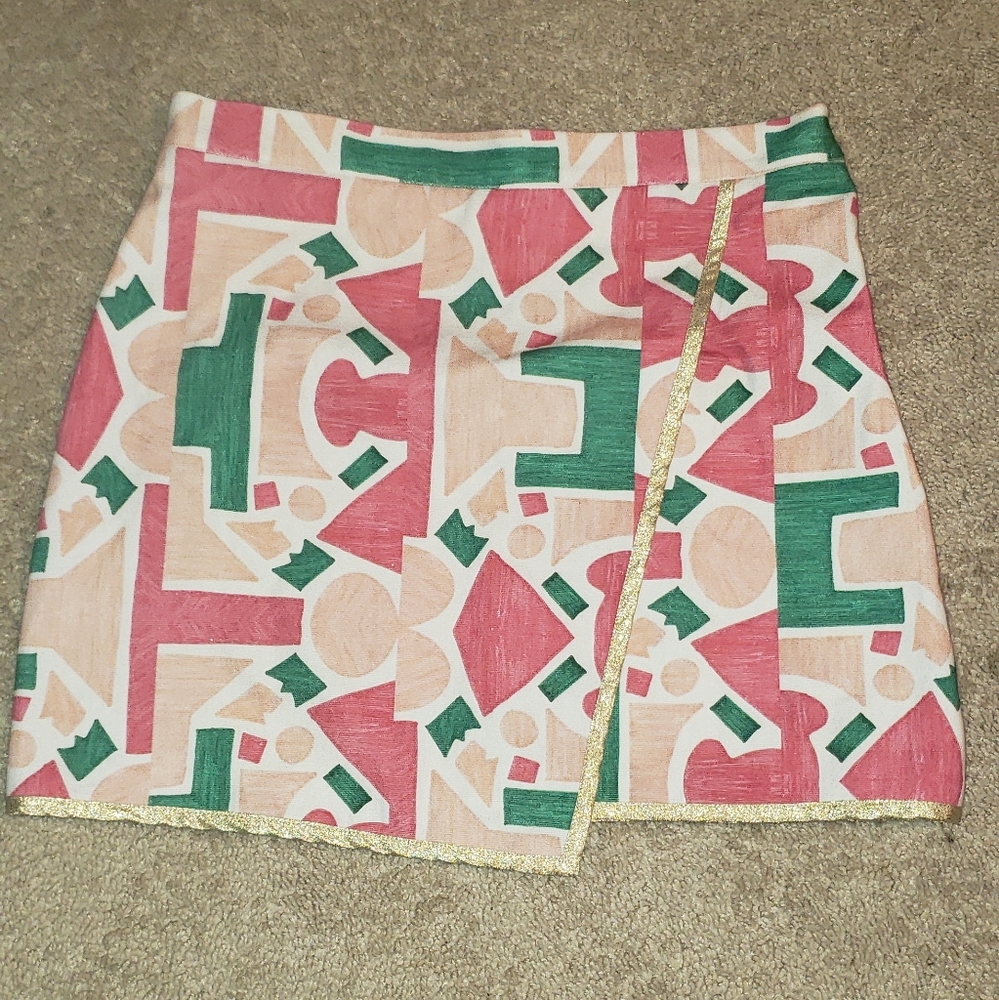 Elise calmin Christmas colors miniskirt size 40